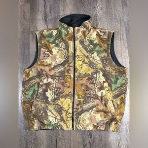CABELA’S Reversible Fleece Hunting Camouflage Mens Vest